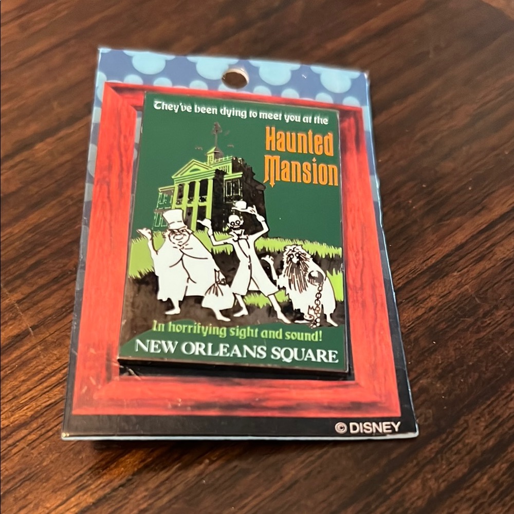 Disney Framed Attraction Poster (Haunted Mansion) PIN